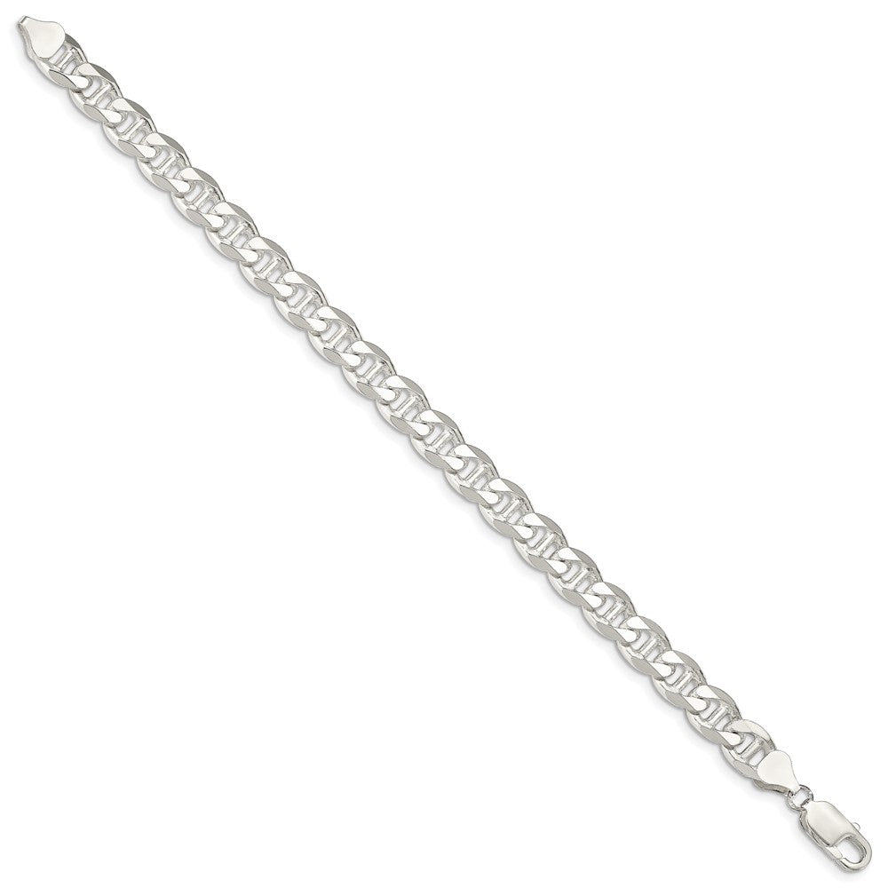 Sterling Silver D/C Flat Anchor Curb Chain