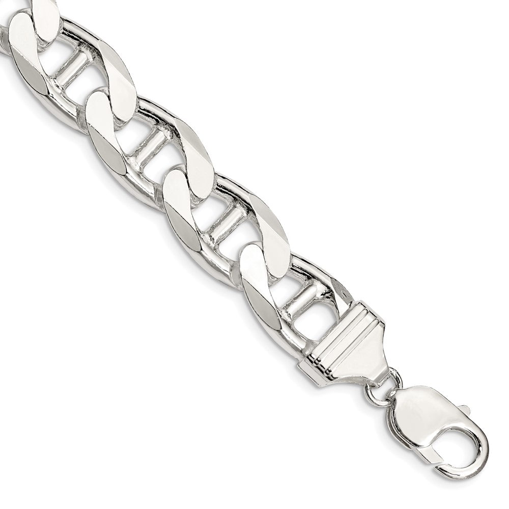 Sterling Silver D/C Flat Anchor Curb Chain