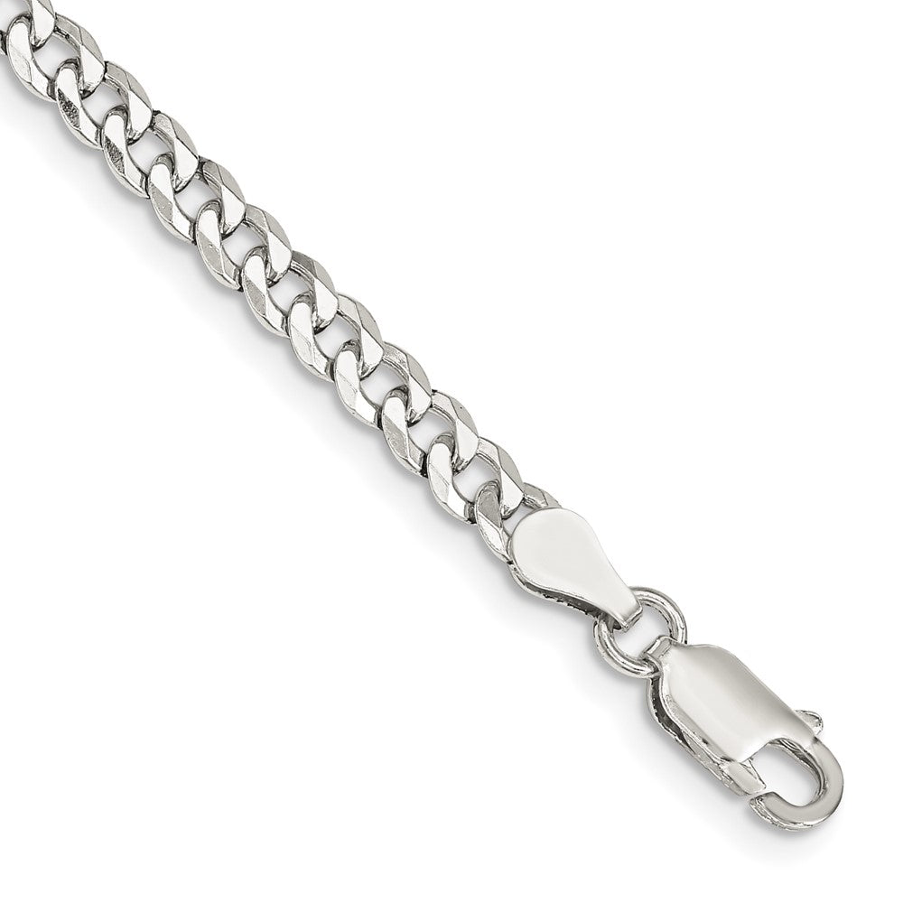 Sterling Silver Beveled Curb Chain