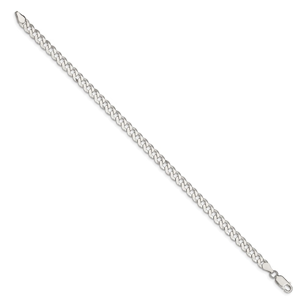 Sterling Silver Beveled Curb Chain