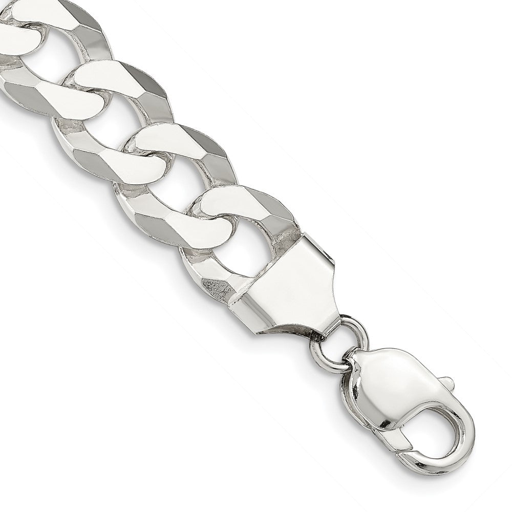 Sterling Silver Beveled Curb Chain