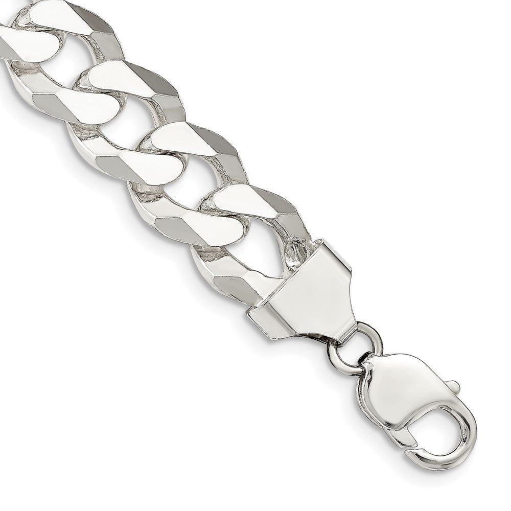 Sterling Silver Beveled Curb Chain