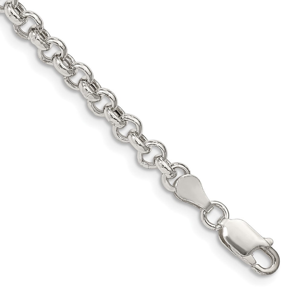 Sterling Silver Semi-solid Rolo Chain