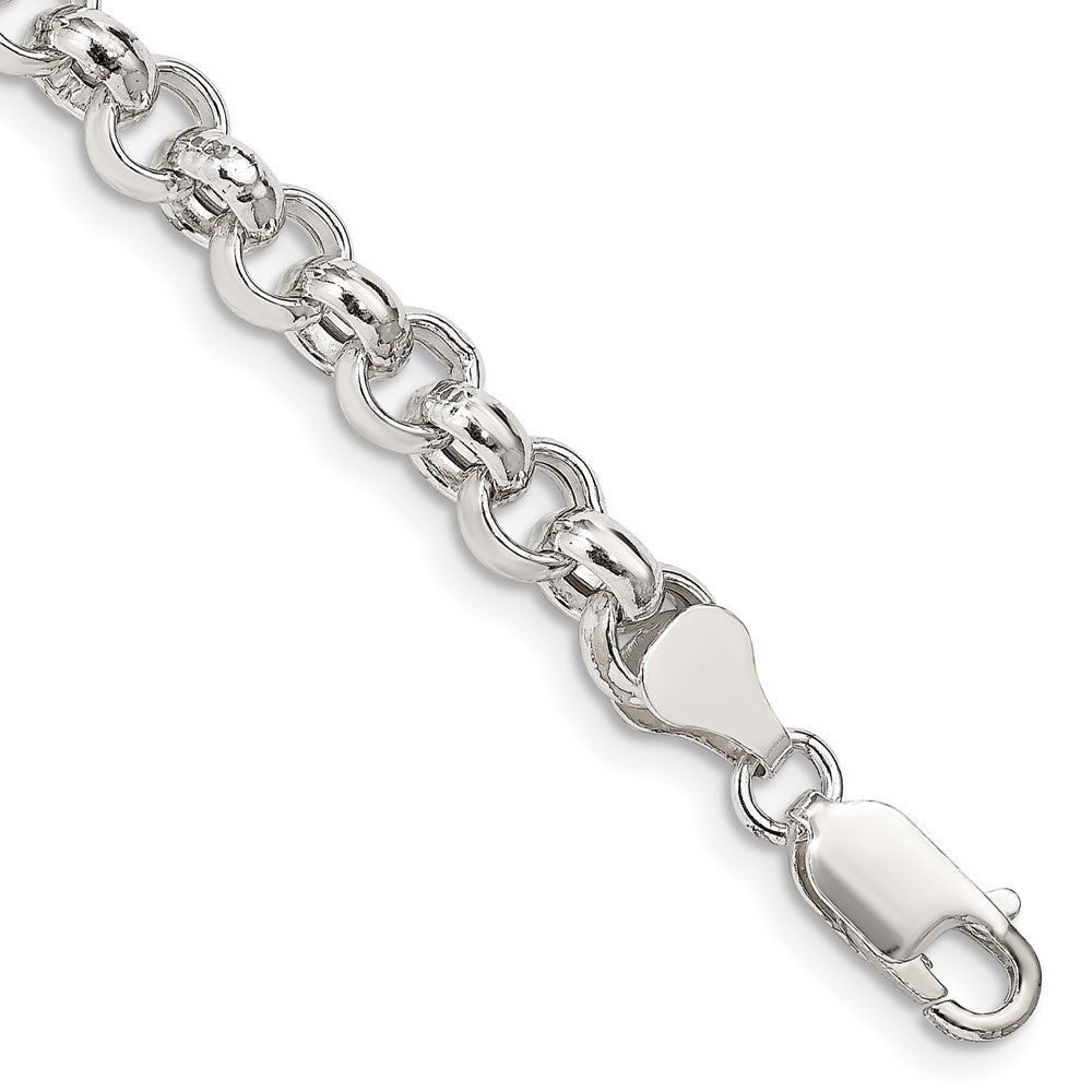 Sterling Silver Semi-solid Rolo Chain