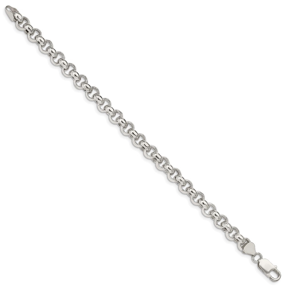 Sterling Silver Semi-solid Rolo Chain