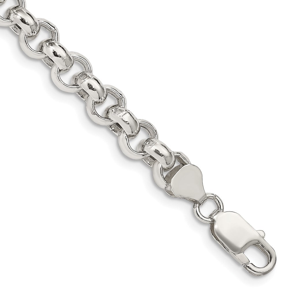 Sterling Silver Semi-solid Rolo Chain