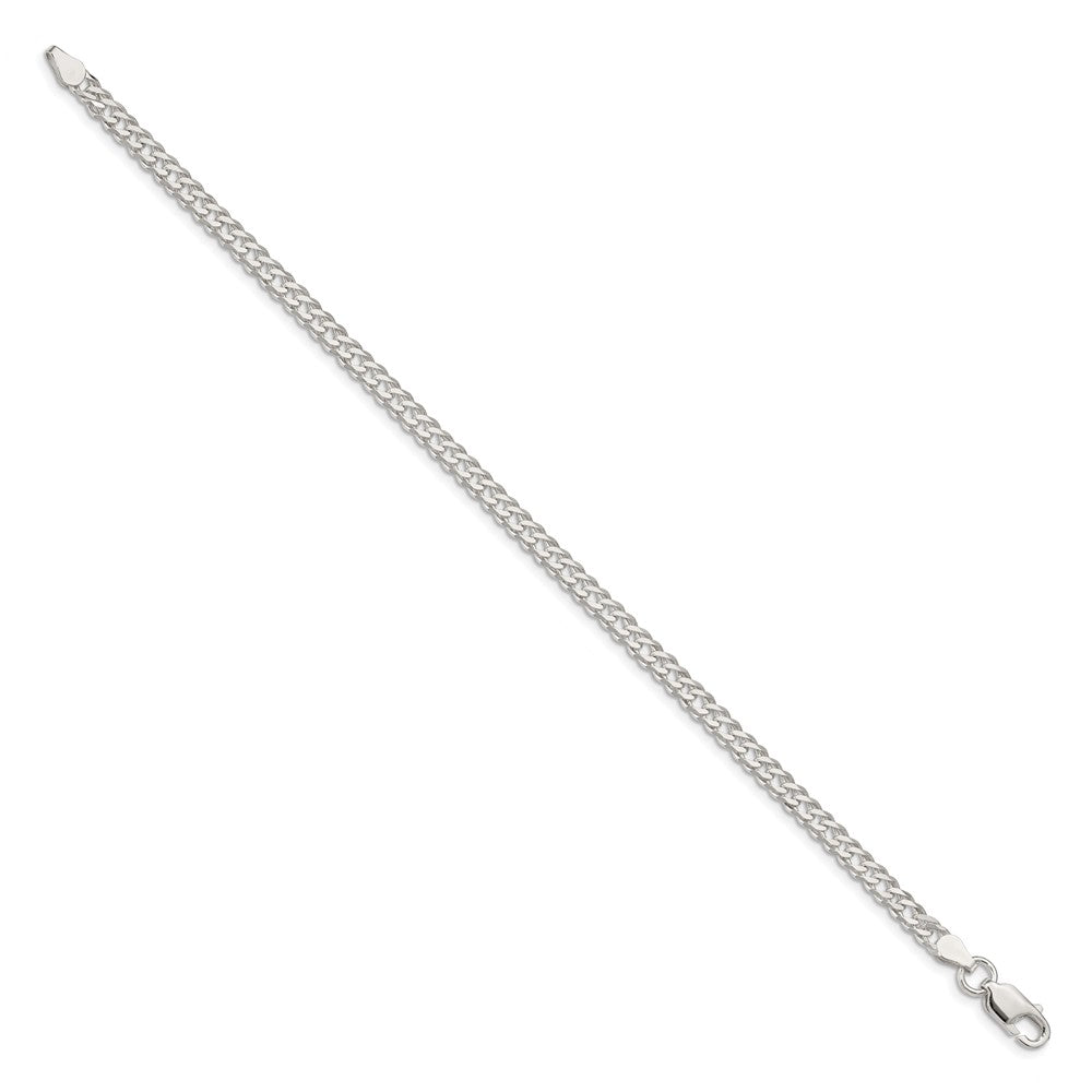 Sterling Silver 6 Side D/C Flat Double Curb Chain