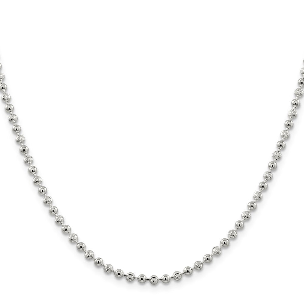 Sterling Silver Fancy Beaded Chain