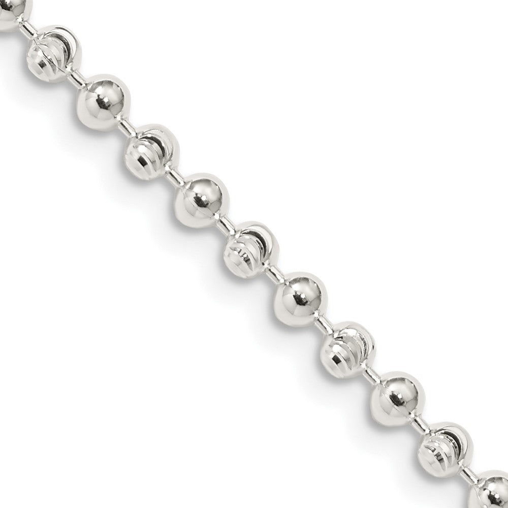 Sterling Silver Fancy Beaded Chain