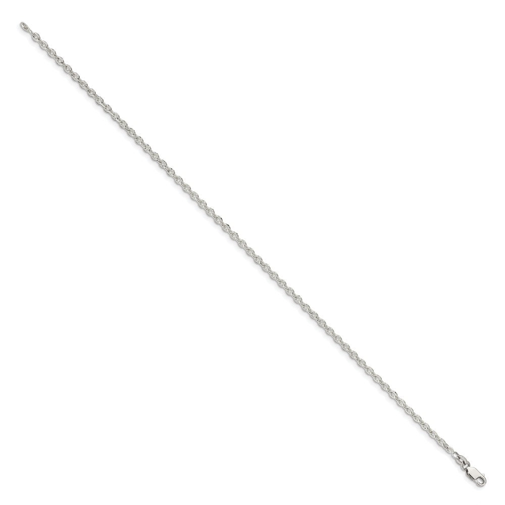 Sterling Silver Flat Link Cable Chain