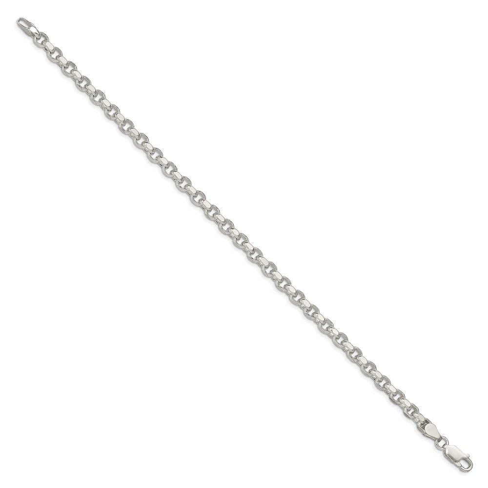 Sterling Silver Diamond-cut Rolo Chain