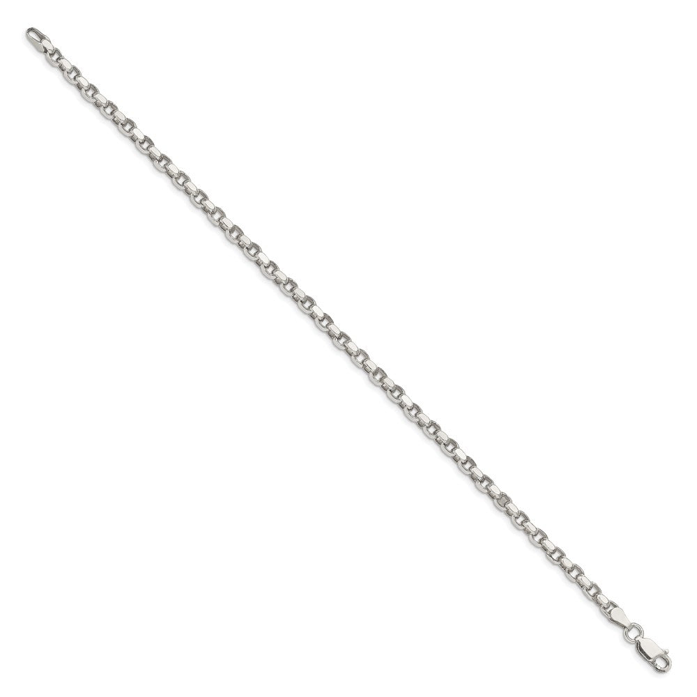 Sterling Silver Diamond-cut Rolo Chain