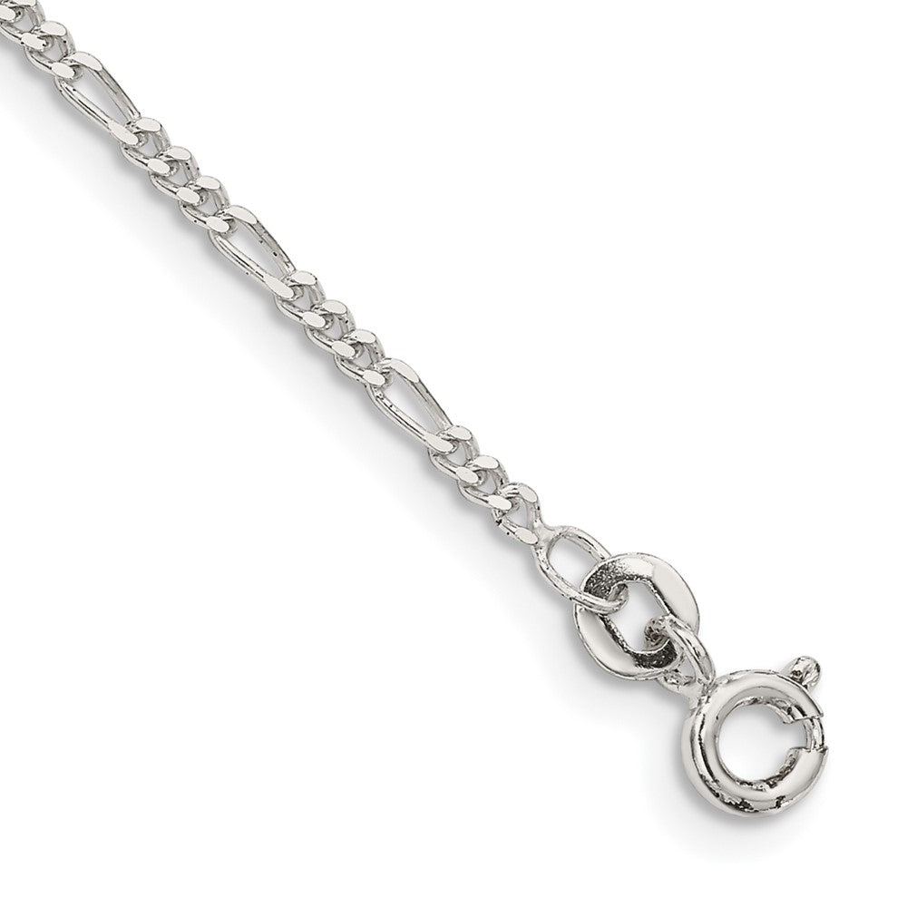 Sterling Silver Figaro Chain Anklet