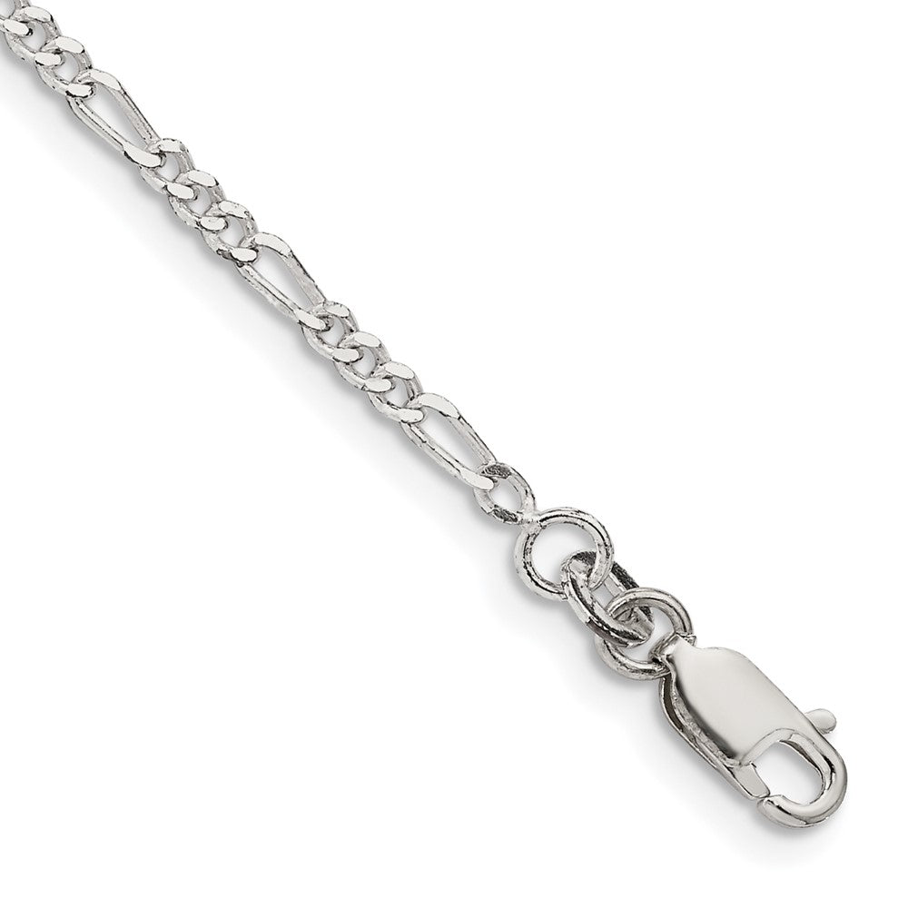 Sterling Silver Figaro Chain Anklet