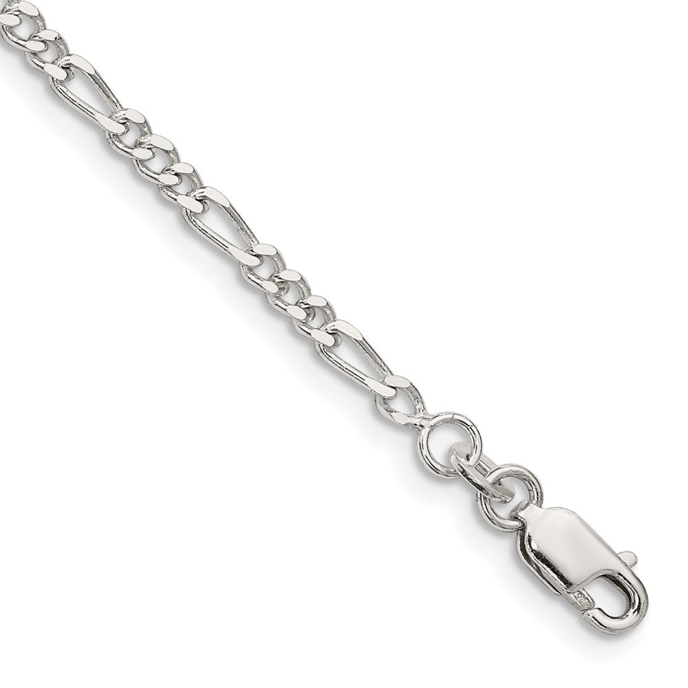 Sterling Silver Figaro Chain Anklet