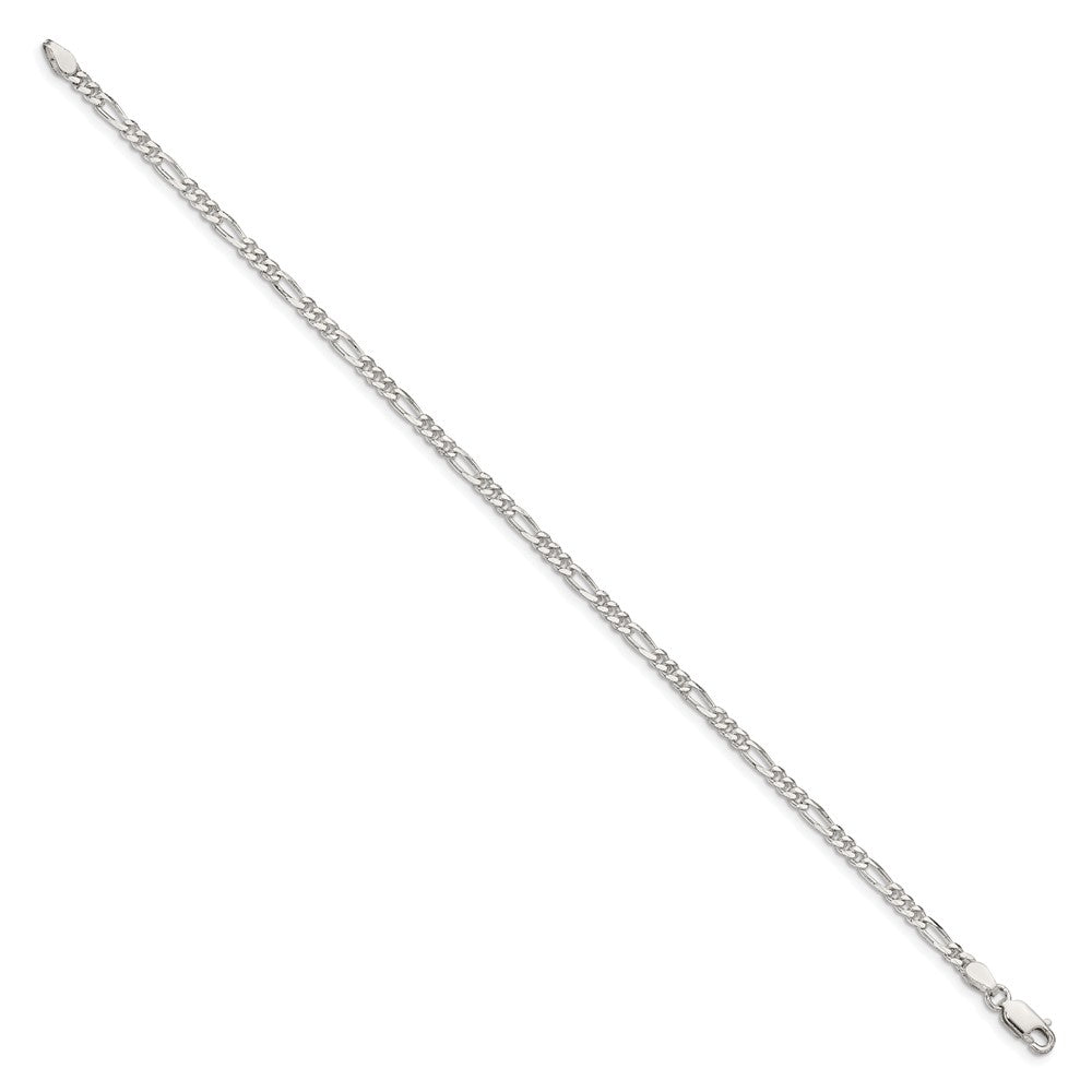 Sterling Silver Figaro Chain Anklet