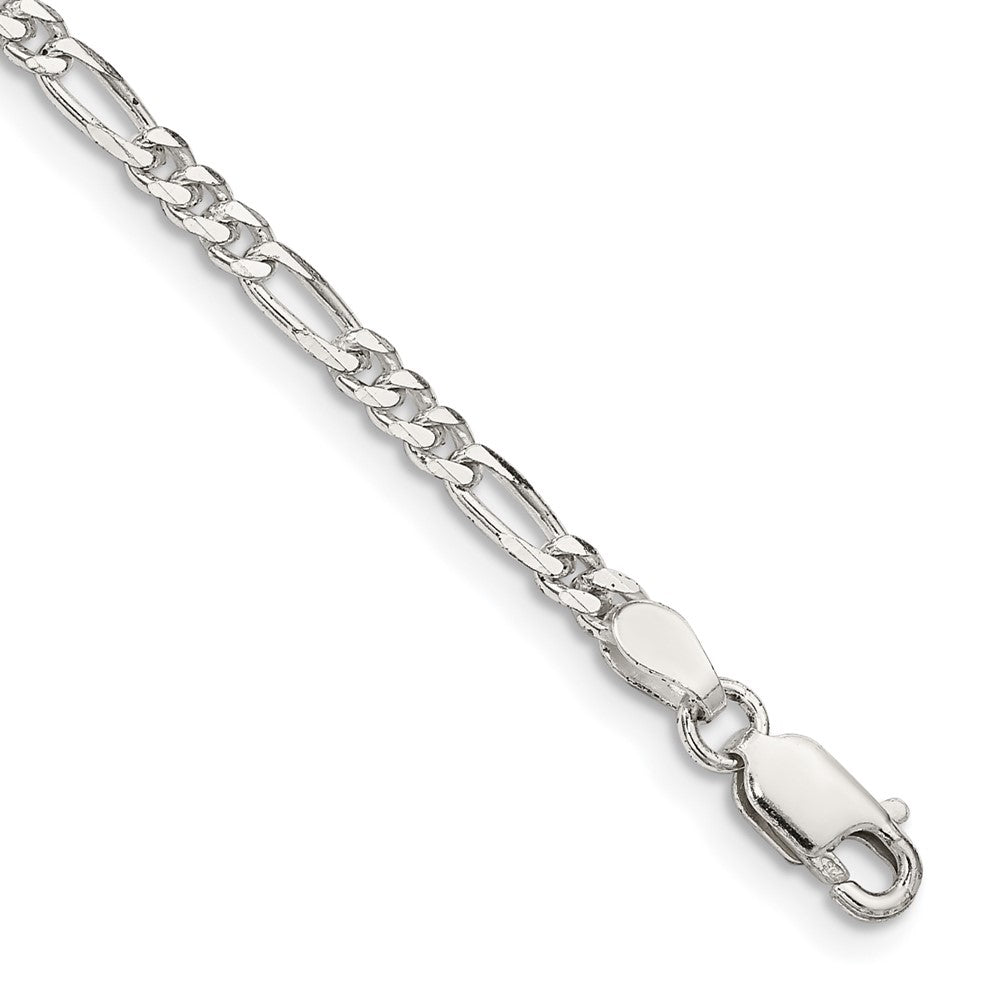 Sterling Silver Figaro Chain Anklet