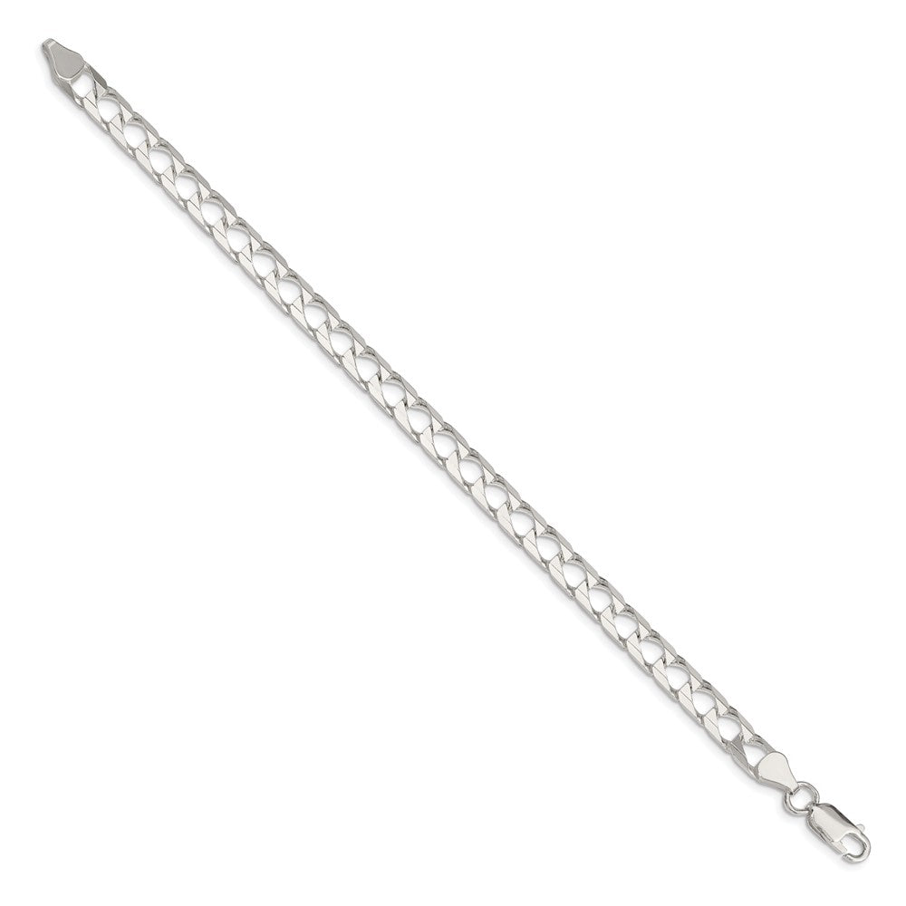 Sterling Silver D/C Square Curb Chain