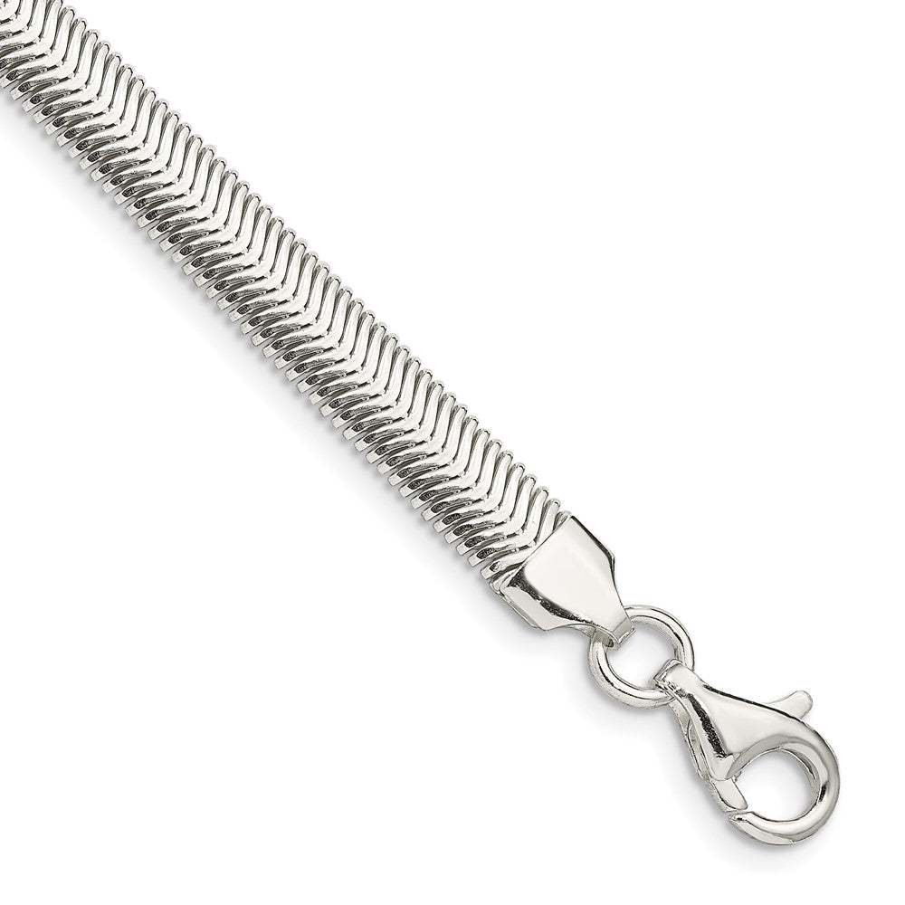 Sterling Silver Flat Oval Snake Chain