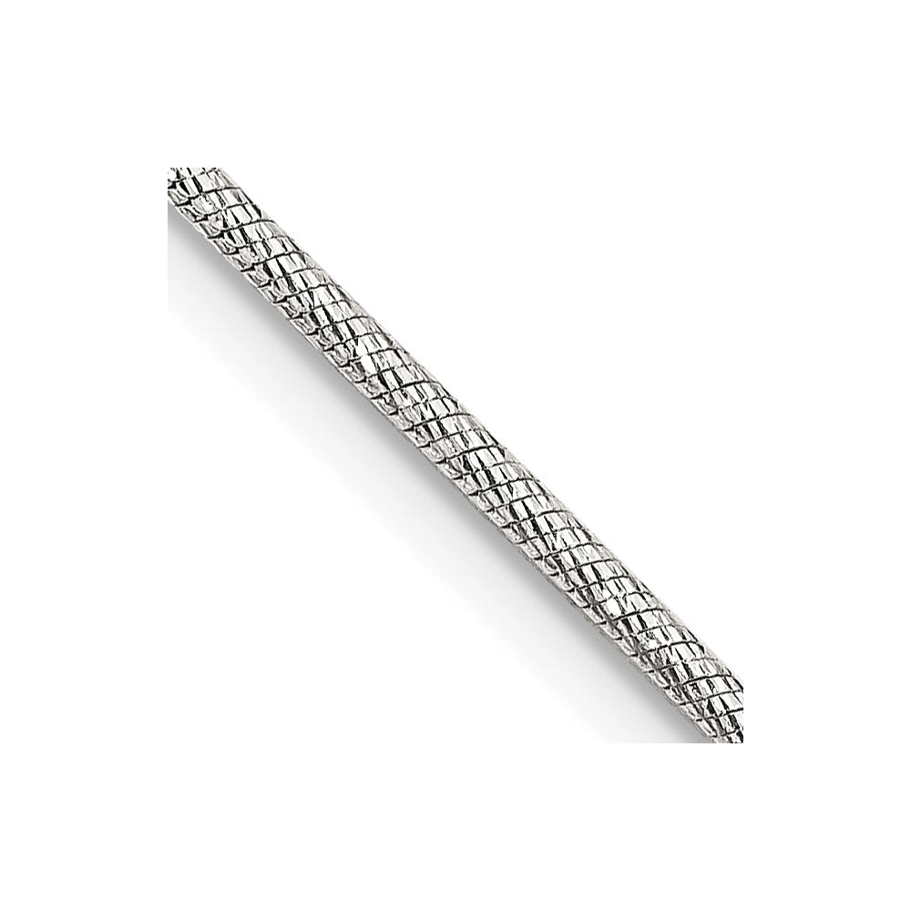 Sterling Silver Diamond-cut Snake Chain