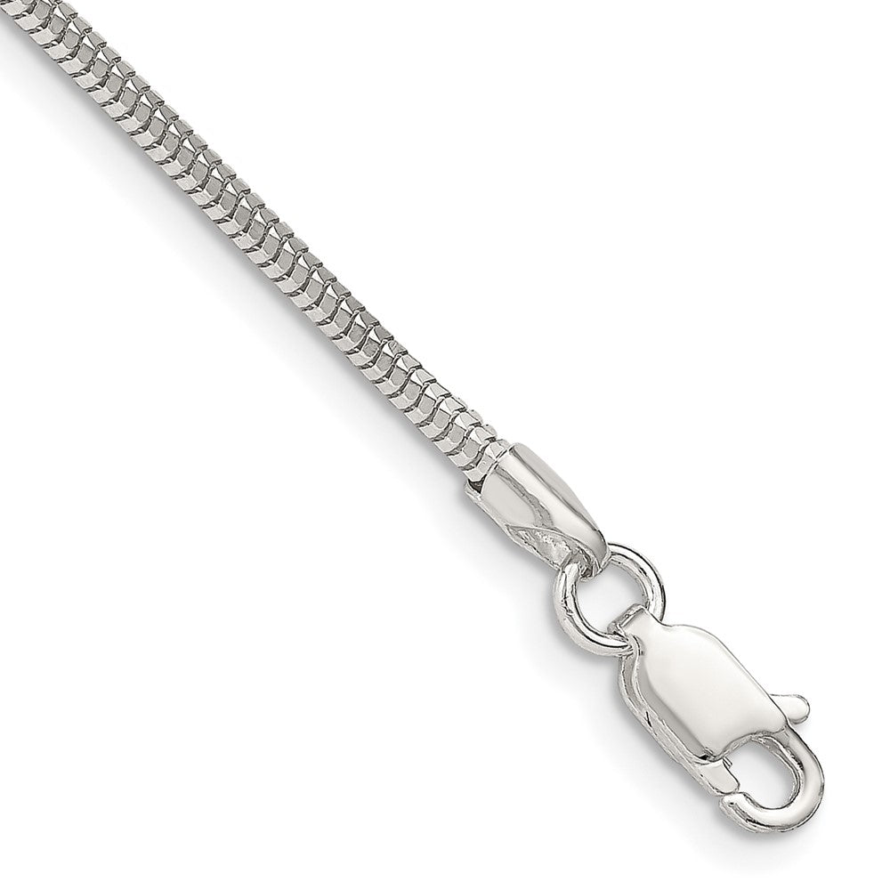 Sterling Silver Diamond-cut Snake Chain