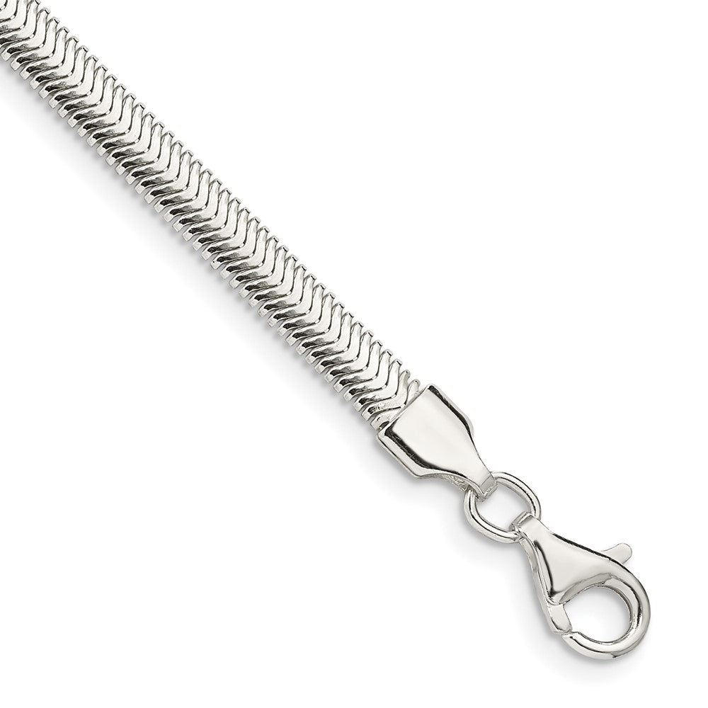 Sterling Silver Flat Oval Snake Chain