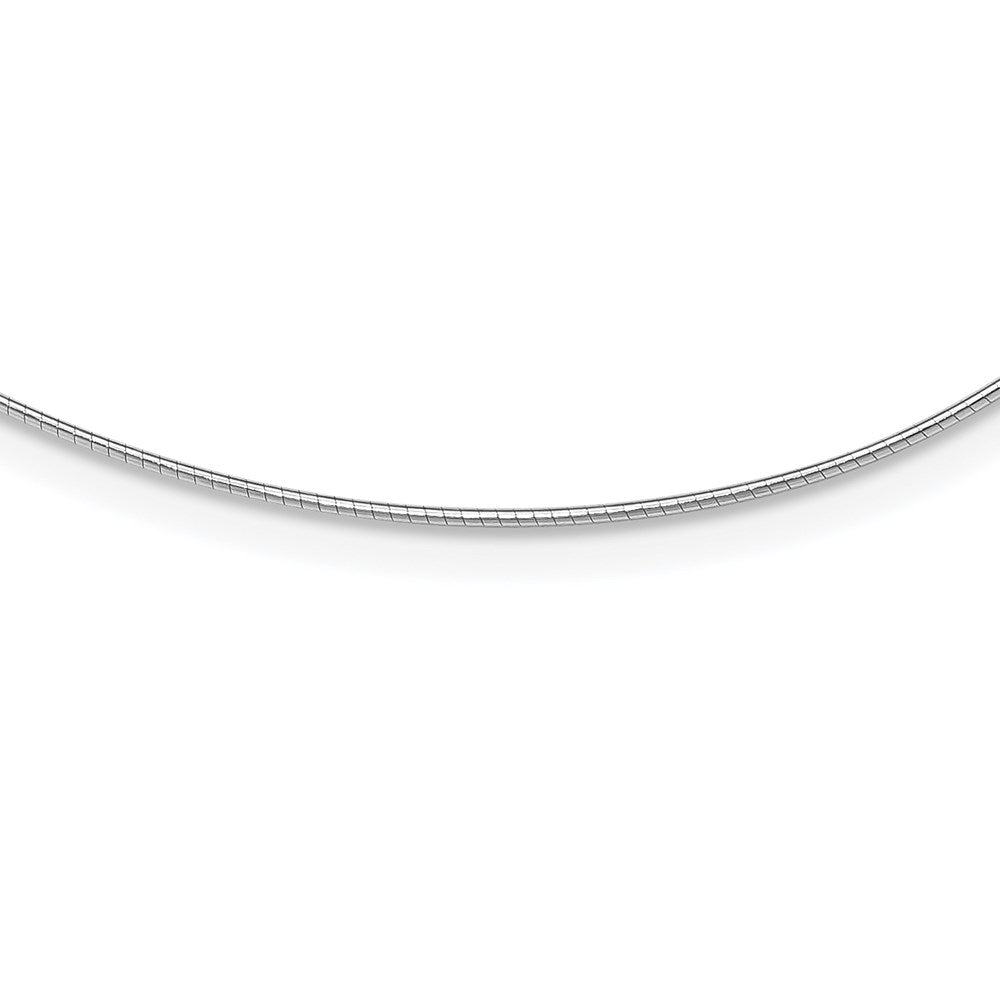 Sterling Silver Rhodium-plated Polished Round Cubetto Necklace