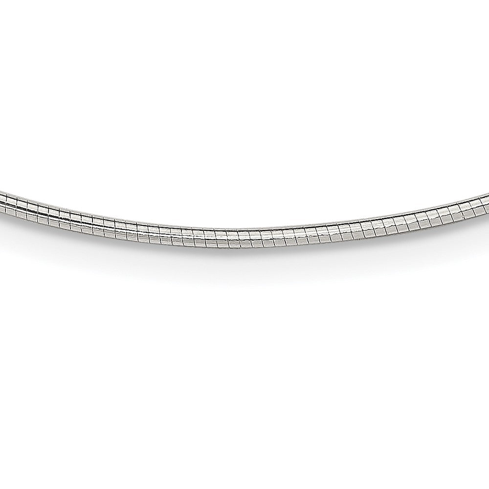 Sterling Silver Polished Neckwire with Extension Necklace