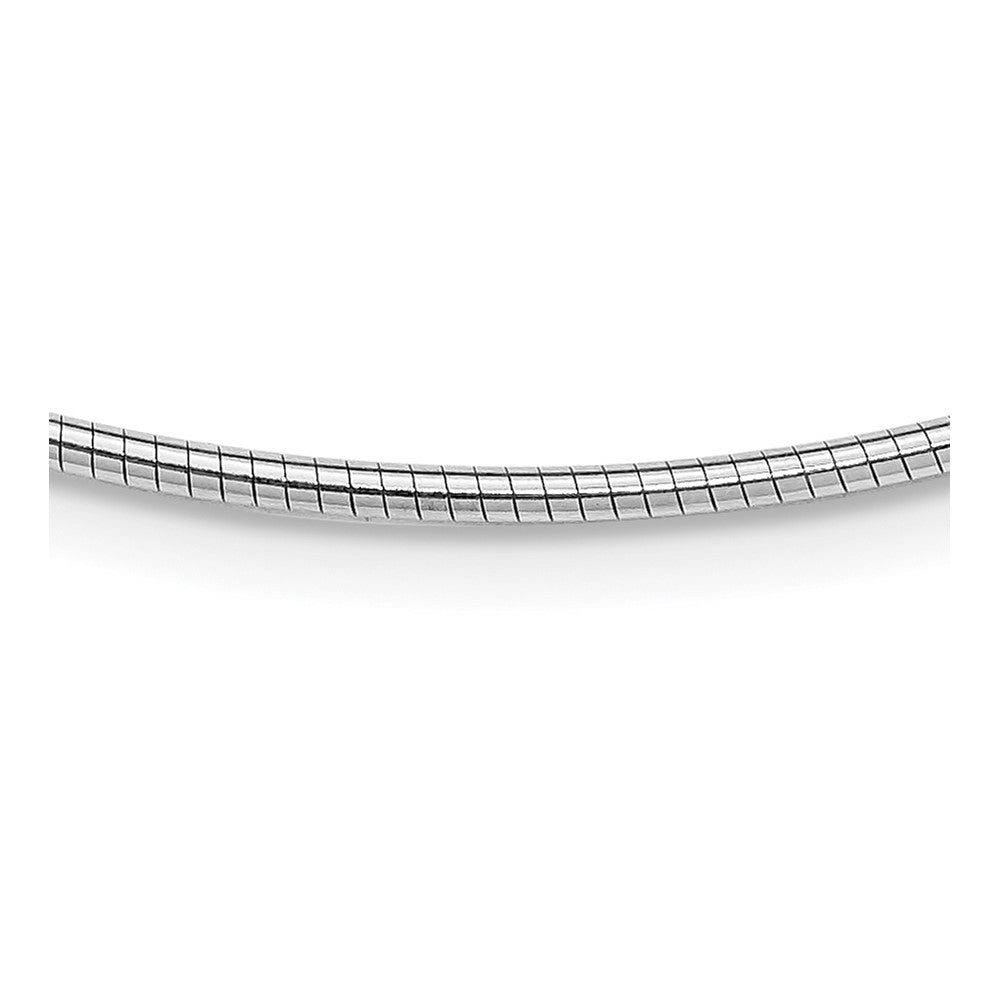Sterling Silver Rhodium-plated Polished Round Cubetto with Extension Necklace