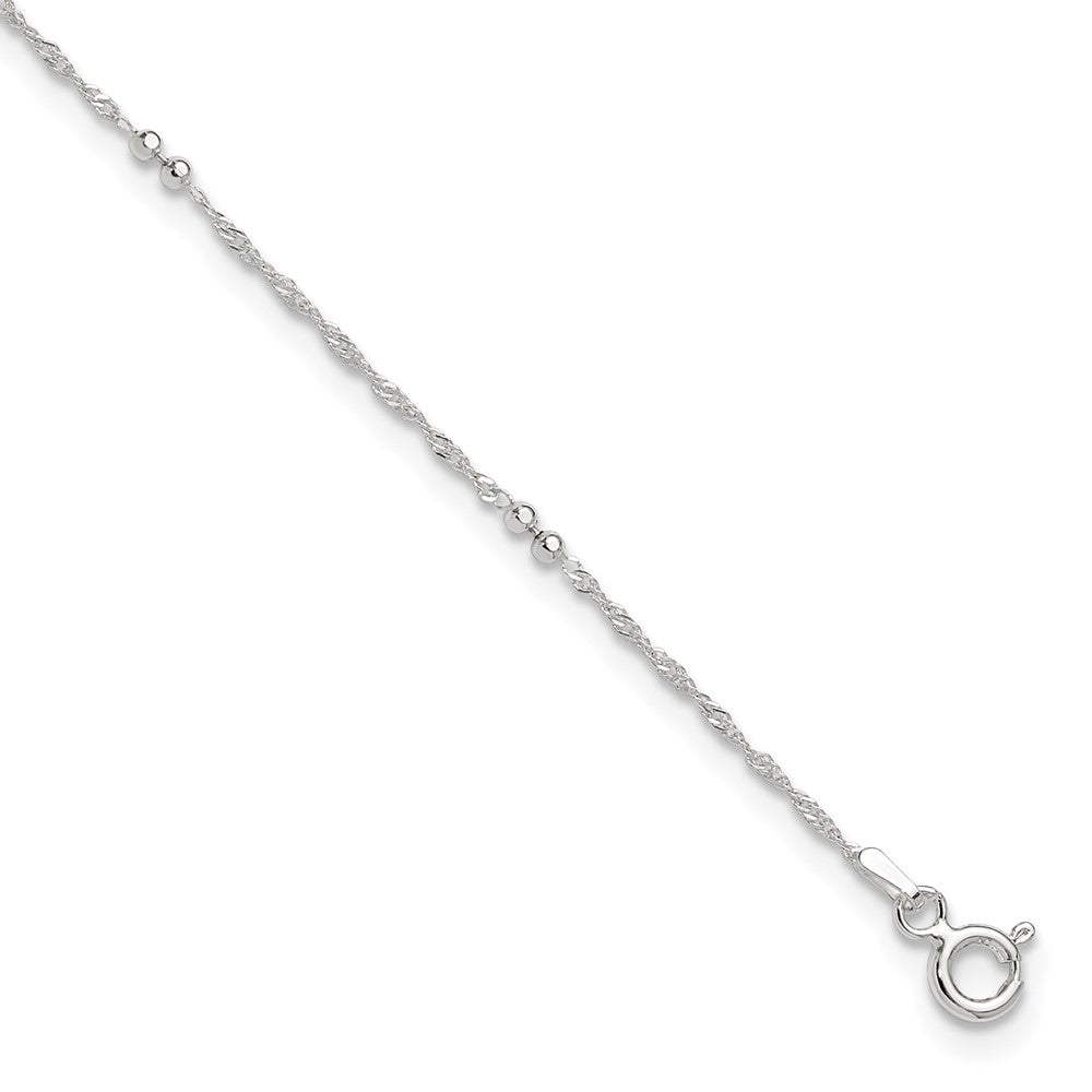 Sterling Silver Plus ext. Anklet