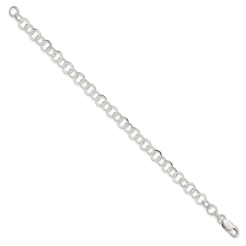 Sterling Silver Fancy Link Bracelet