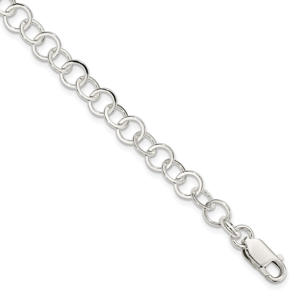 Sterling Silver Fancy Link Bracelet
