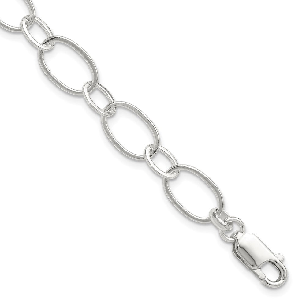 Sterling Silver Fancy Link Bracelet