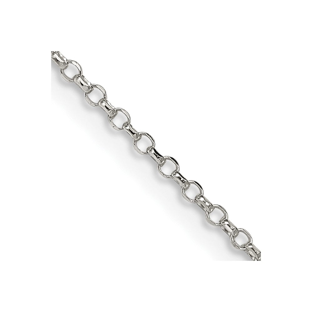 Sterling Silver Diamond-cut Rolo Cable Chain