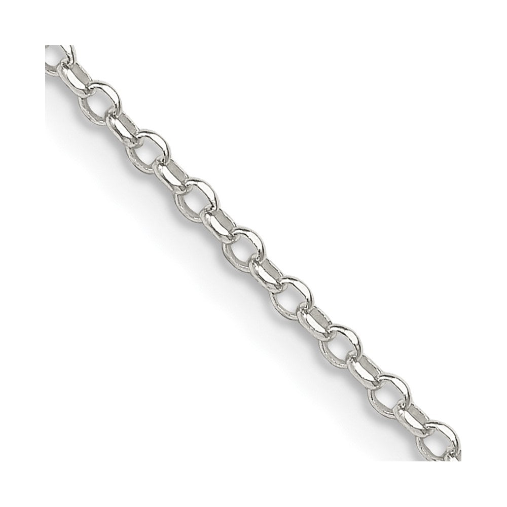 Sterling Silver Diamond-cut Rolo Cable Chain