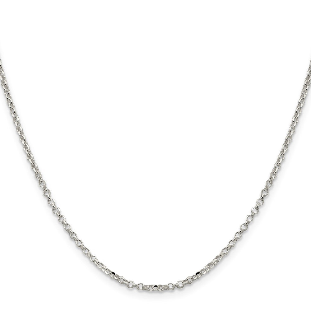 Sterling Silver Diamond-cut Cable Chain