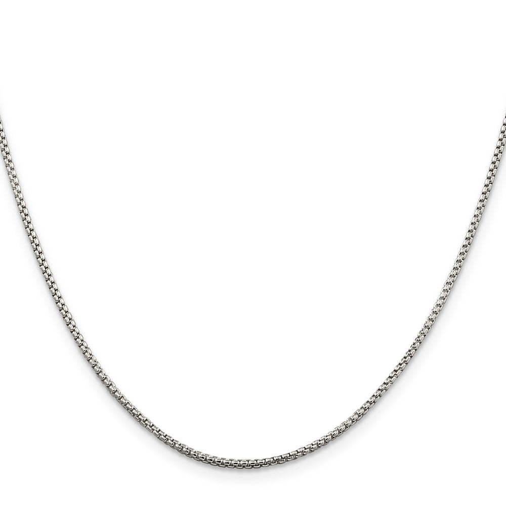 Sterling Silver Round Box Chain