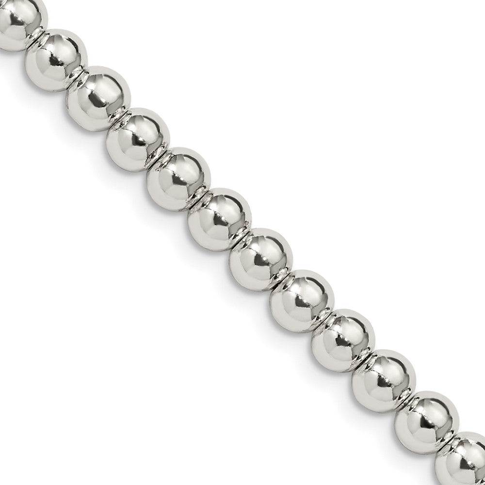 Sterling Silver Beads on Box Chain