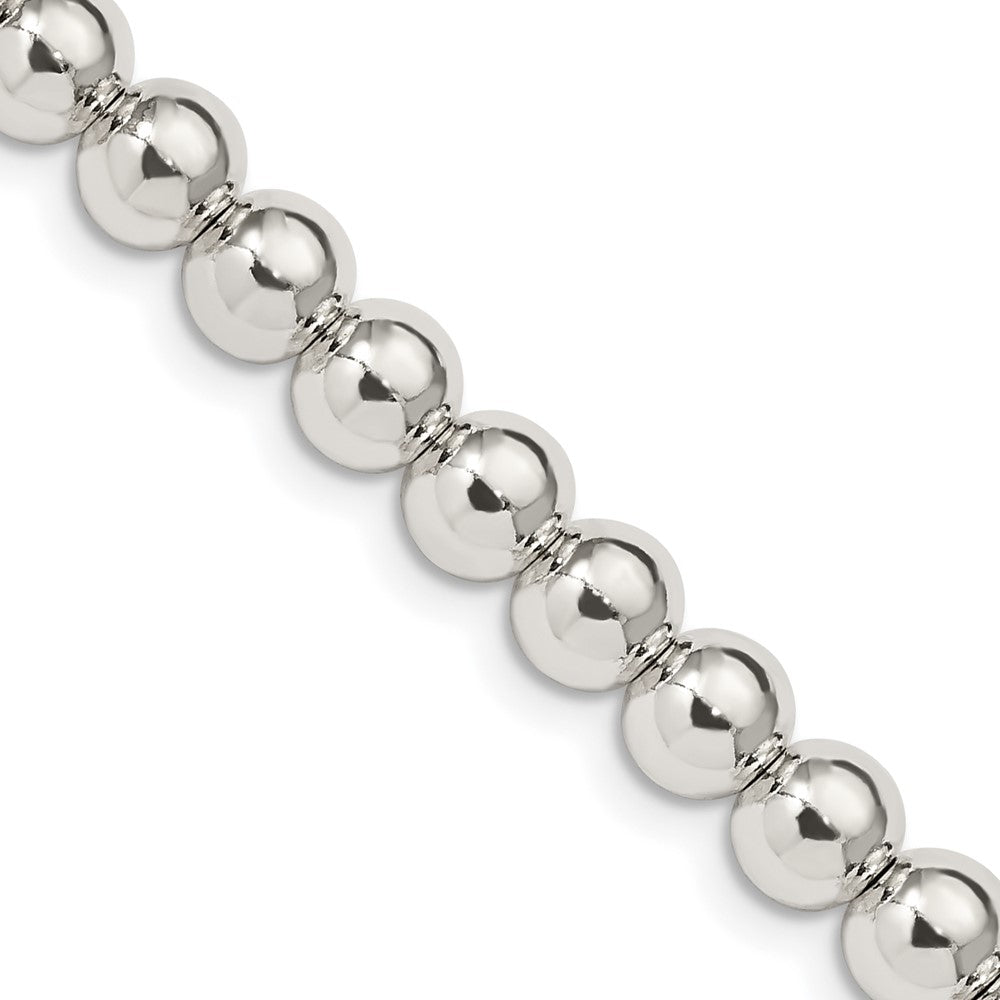 Sterling Silver Beads on Box Chain