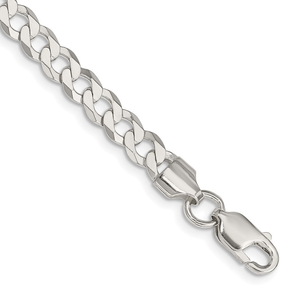 Sterling Silver Flat Curb Chain