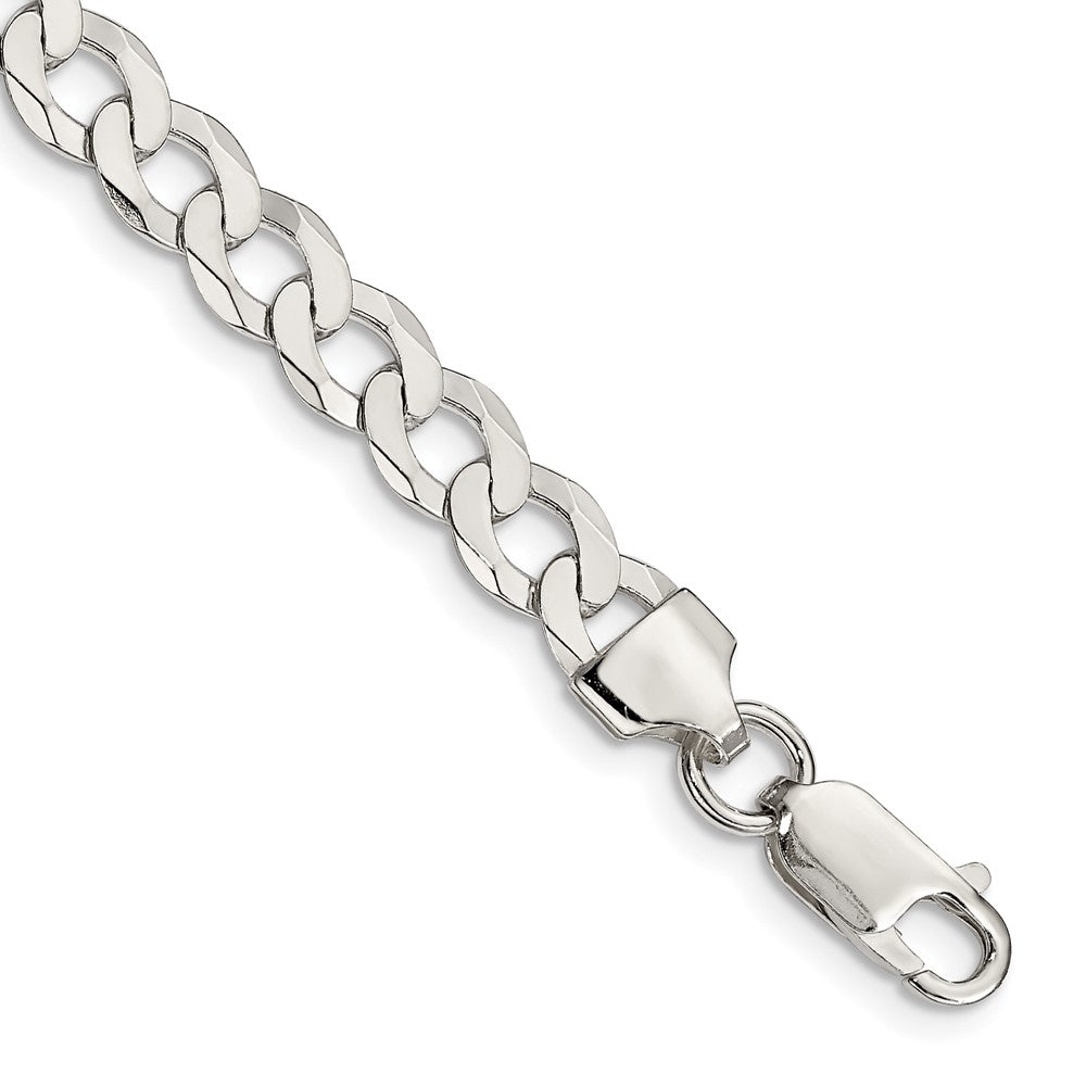 Sterling Silver Flat Curb Chain