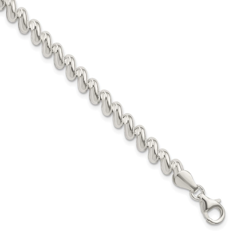 Sterling Silver Polished San Marco Bracelet