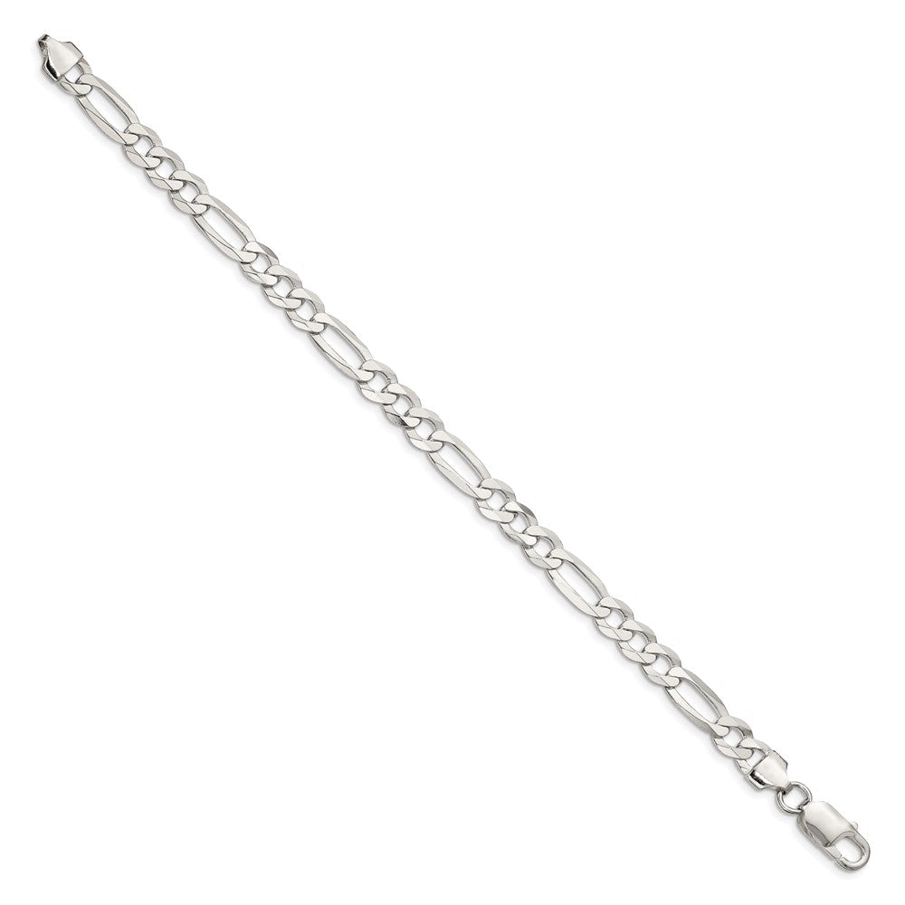 Sterling Silver Lightweight Flat Figaro Chain