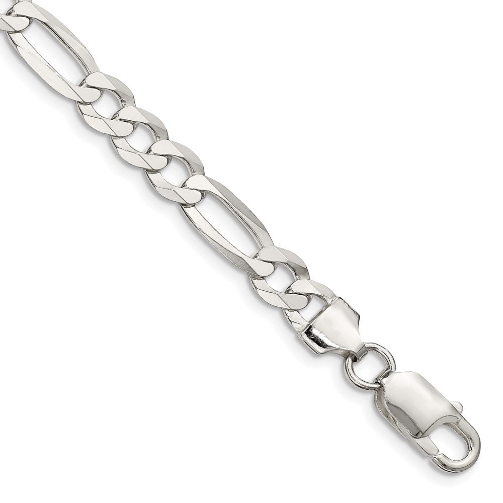 Sterling Silver Lightweight Flat Figaro Chain