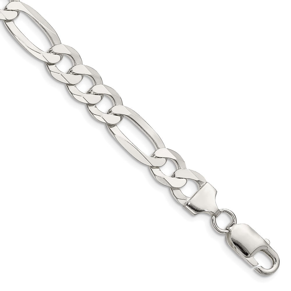 Sterling Silver Lightweight Flat Figaro Chain