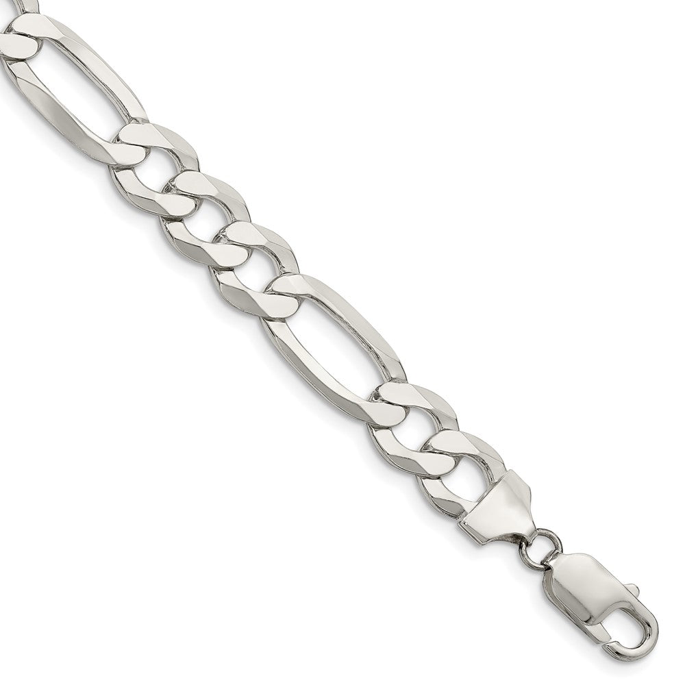 Sterling Silver Lightweight Flat Figaro Chain