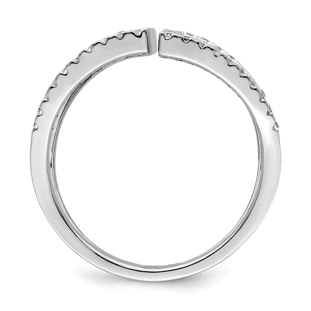 Brilliant Embers Sterling Silver Rhodium-plated 62 Stone Micro Pav√á CZ Ring