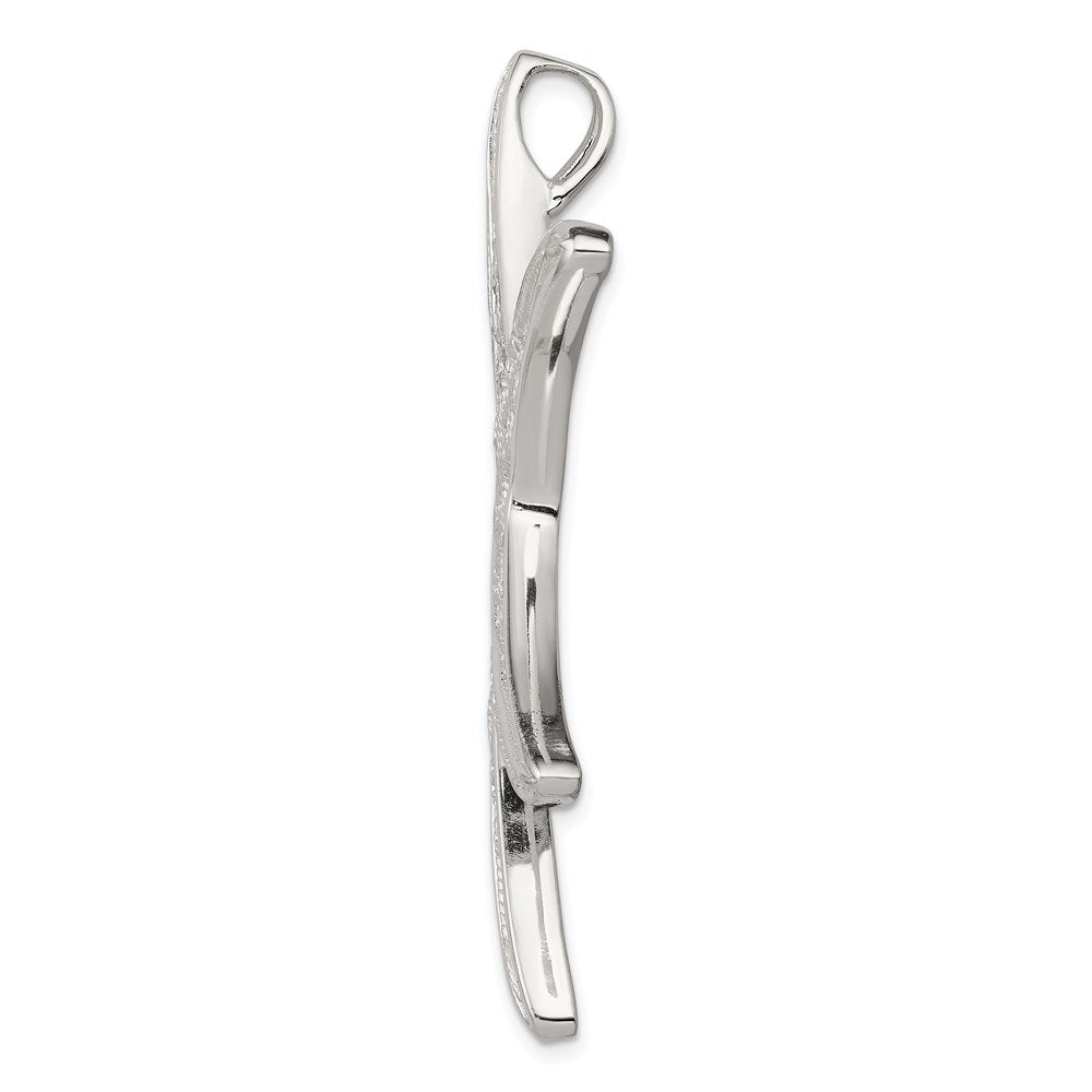 Sterling Silver Fancy Starfish Pendant