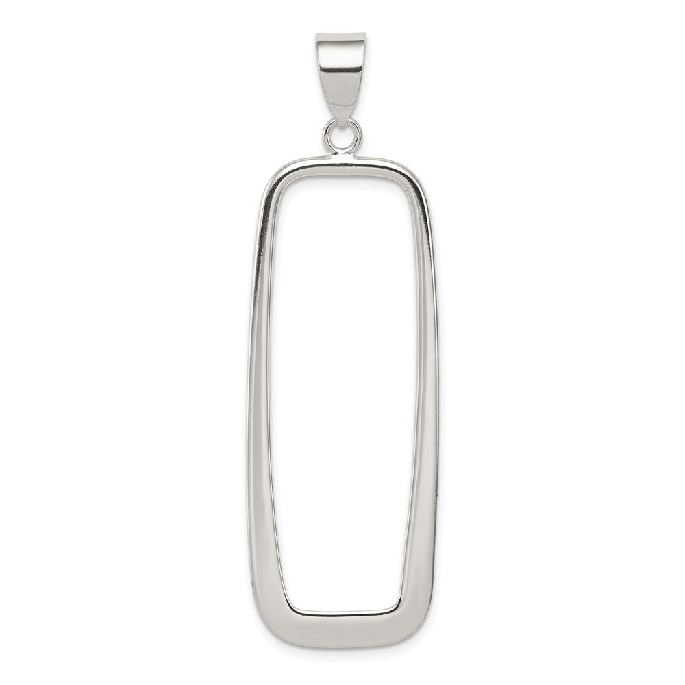 Sterling Silver Rectangle Pendant