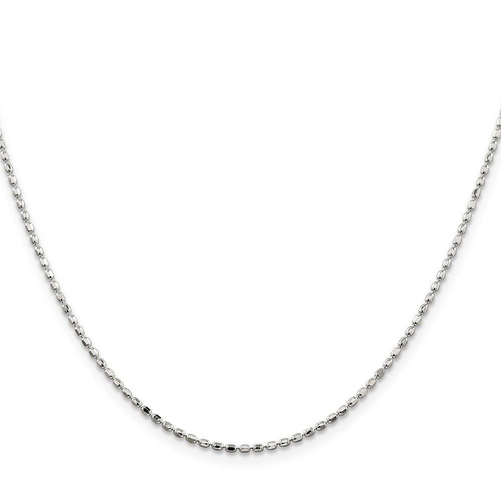 Sterling Silver Fancy Beaded Chain